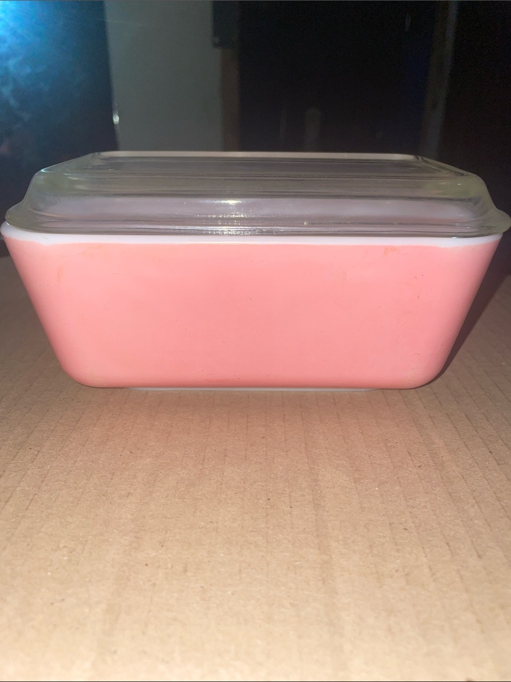 Rare pink Pyrex with lid well the great collection